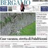 PRIMA PAGINA - Corriere di Bergamo: "Le lezioni di inglese di Mr Palladino"