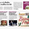 PRIMA PAGINA - L'Eco di Bergamo: "Stasera alle 20,45 Atalanta a Verona per continuare a risalire la classifica"