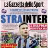 L'apertura de La Gazzetta dello Sport: "StraInter. Il Diavolo si butta via. Disastro Motta"