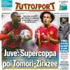 Tuttosport in apertura sui bianconeri: "Juve, Supercoppa poi Tomori-Zirkzee"