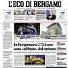 PRIMA PAGINA - L’Eco di Bergamo: "Italia, festa a Bergamo: 5-0"