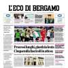 L'Eco di Bergamo: "L’Atalanta soffre ma vince: a segno  Toloi e Lookman"