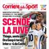 La prima pagina del Corriere dello Sport: "Scende la Juve: sesto pari. Inter a -4 da Conte"