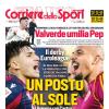 PRIMA PAGINA - Corriere dello Sport: "Un posto al sole"