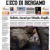 PRIMA PAGINA - L'Eco di Bergamo: "Redditività dei vivai, Atalanta 14ª al mondo"