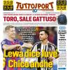 PRIMA PAGINA - Tuttosport: "Lewa dice Juve, Chico anche"