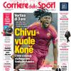 PRIMA PAGINA – Corriere dello Sport: "Chivu vuole Koné"