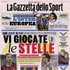 PRIMA PAGINA - La Gazzetta dello Sport: "Milan e Juve rischio Champions: vi giocate le stelle"