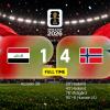 Iraq-Norvegia 1-4, tabellino & gol