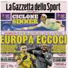 Vincono le milanesi in Champions, l'apertura de La Gazzetta dello Sport: "Europa eccoci"