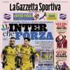 L'apertura della Gazzetta dello Sport sul successo di Cagliari: "Inter, che forza"