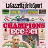 PRIMA PAGINA - Gazzetta dello Sport: "Champions eccoci"