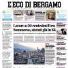 PRIMA PAGINA - L’Eco di Bergamo: " Juric cerca conferme a Torino con la Juve"