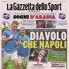 PRIMA PAGINA - La Gazzetta dello Sport: "Diavolo che Napoli"
