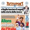 PRIMA PAGINA - Tuttosport: "Allons enfants de l’Italie"