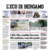 PRIMA PAGINA – L'Eco di Bergamo: "Atalanta / Arriva Pompilio l'uomo di fiducia del ds Giuntoli"