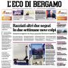 PRIMA PAGINA – L'Eco di Bergamo: "Atalanta, a Firenze l'ultima stagionale. Palladino ai saluti"