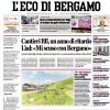 PRIMA PAGINA – L'Eco di Bergamo, l'ex Capelli: "Il mio Sarri tecnico preparato burbero e simpatico"