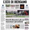 PRIMA PAGINA - L'Eco di Bergamo: "L'Atalanta risale da 0-2 a 2-2"