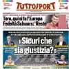 L'apertura di Tuttosport: "Sicuri che sia giustizia?". Juve, pareri autorevoli contro il -10