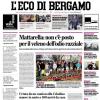 PRIMA PAGINA - L’Eco di Bergamo: Atalanta in Belgio. Obiettivo ottavi 