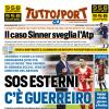 PRIMA PAGINA - TuttoSport: "SOS esterni, c'è Guerriero"