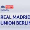 VIDEO, Champions / Real Madrid-Union Berlino 1-0: gol e highlights