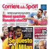 PRIMA PAGINA - Corriere dello Sport: "Se questo è il Milan"