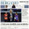 Corriere di Bergamo apre con lo sfogo di Gasp: "Giovani o scudetto, la società dica cosa vuole"