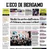 PRIMA PAGINA – L'Eco di Bergamo: "Medici in arrivo dall'estero c'è l'elenco, ma non i criteri"