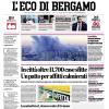 PRIMA PAGINA - L'Eco di Bergamo: "Atalanta a Roma per la semifinale"