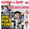 PRIMA PAGINA - Corriere dello Sport: "Domani sera Lazio-Atalanta"