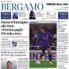 PRIMA PAGINA - Corriere di Bergamo: "Atalanta, un tempo e un punto"