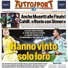 PRIMA PAGINA - Tuttosport: "Hanno vinto solo loro"
