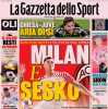 Milan, scelto il nuovo attaccante. La Gazzetta dello Sport apre: "È Sesko del Lipsia"