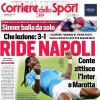 PRIMA PAGINA - Corriere dello Sport: "Ride Napoli"