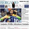PRIMA PAGINA - Corriere di Bergamo: "Atalanta, succede di tutto poi il colpaccio. Scintille Juric-Lookman"