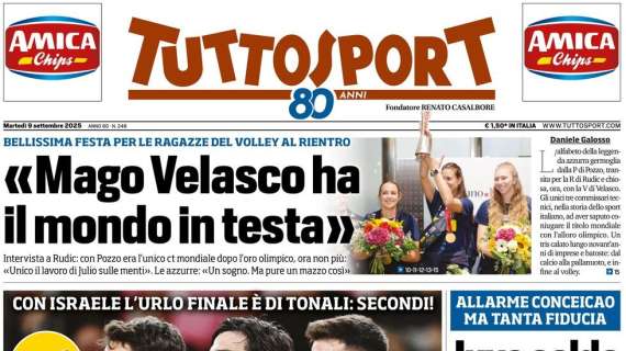 PRIMA PAGINA - TuttoSport: "Ringhio Show"