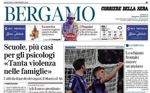 Vola Atalanta, la prima pagina del Corriere di Bergamo: "Ora il Real fa meno paura"