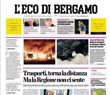 L'Eco di Bergamo: "L'Atalanta chiude al terzo posto"