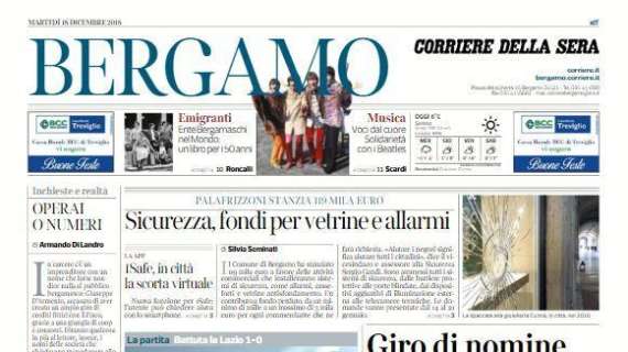 Corriere di Bergamo: “Zapata all'inizio, il Var alla fine. L'Atalanta vola"
