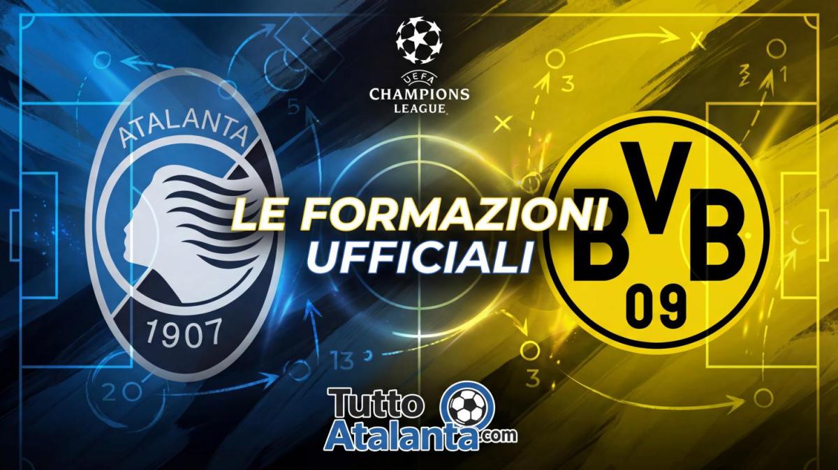 Champions / Atalanta-Borussia Dortmund, le formazioni ufficiali 
