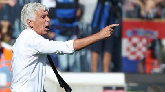 Gasperini: "Soddisfatto del primo tempo. Ora aspettiamo Scamacca e gli altri"