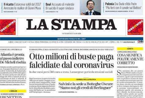 La Stampa su Juventus-Atalanta: "Strano ma vero"