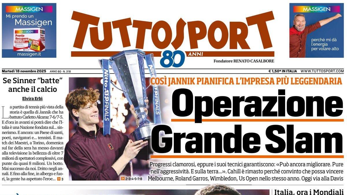 PRIMA PAGINA - TuttoSport:  "Juve occasione Xhaka"