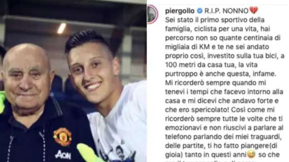 Tragico lutto per Gollini, è morto il nonno Romano