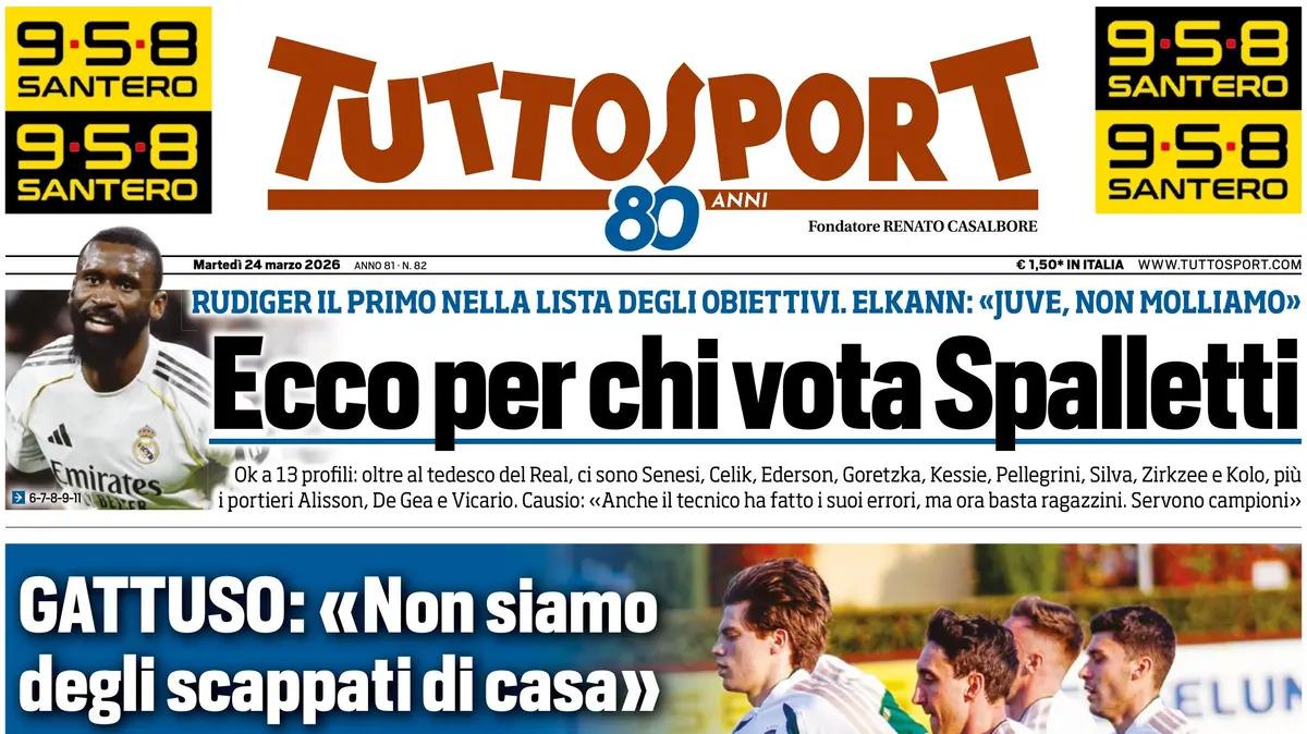 PRIMA PAGINA - Tuttosport: "Capito, ragazzi?"