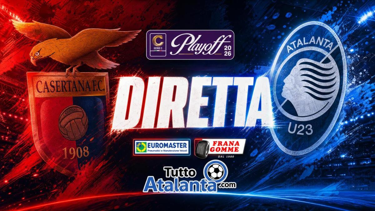 DIRETTA  CASERTANA-ATALANTA U23 Frana Gomme Madone 0-0