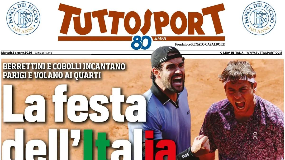 PRIMA PAGINA – Tuttosport: "Spalletti rilancia"