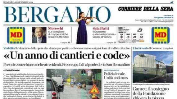 Corriere della Sera (ed. Bergamo): "Decima vittoria ma brutto gioco"